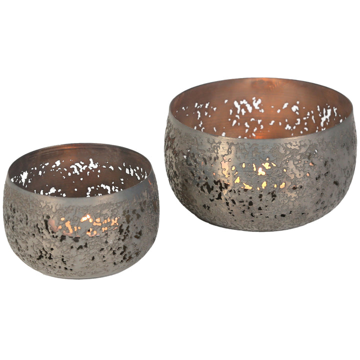 2er Set Teelichthalter Massimo