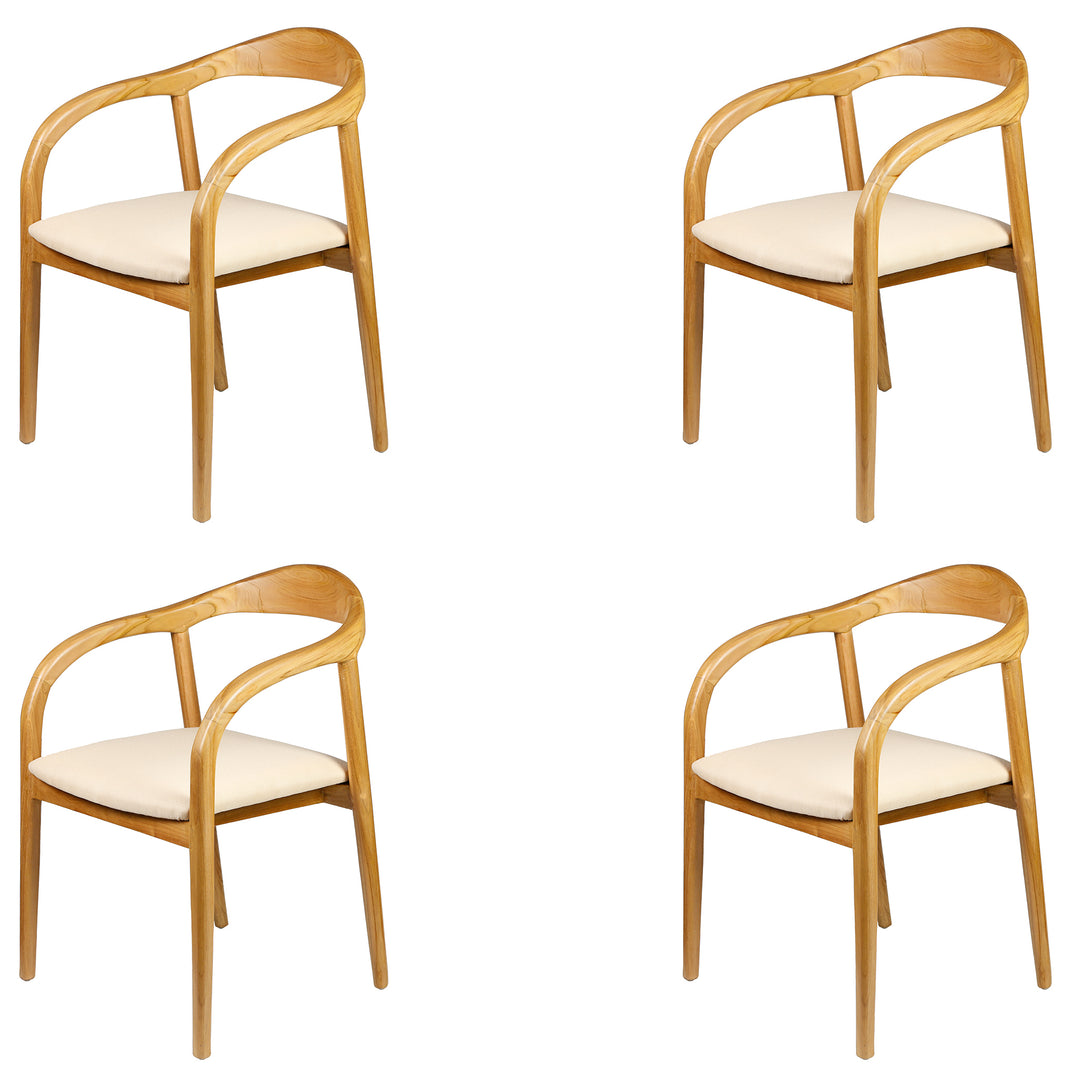 Sedia da pranzo imbottita