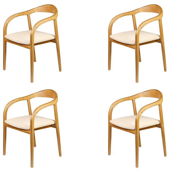 Sedia da pranzo imbottita