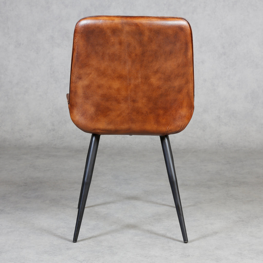 Sedia sala da pranzo in pelle