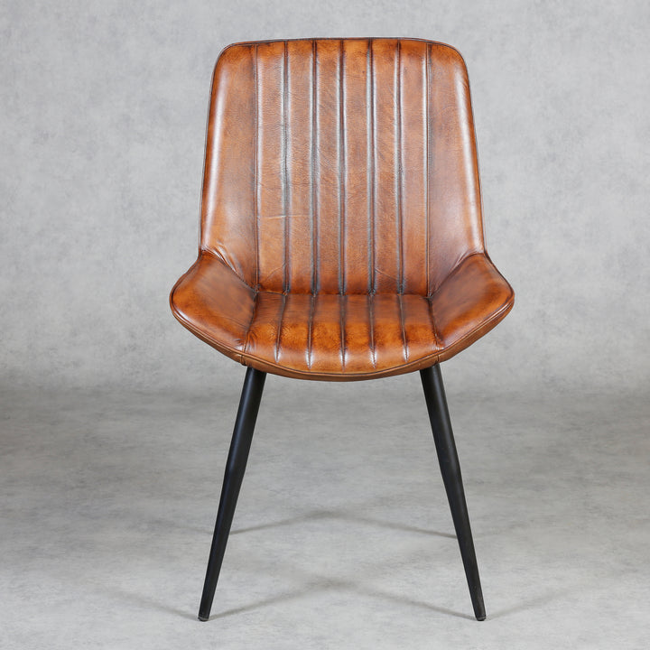 Sedia sala da pranzo in pelle