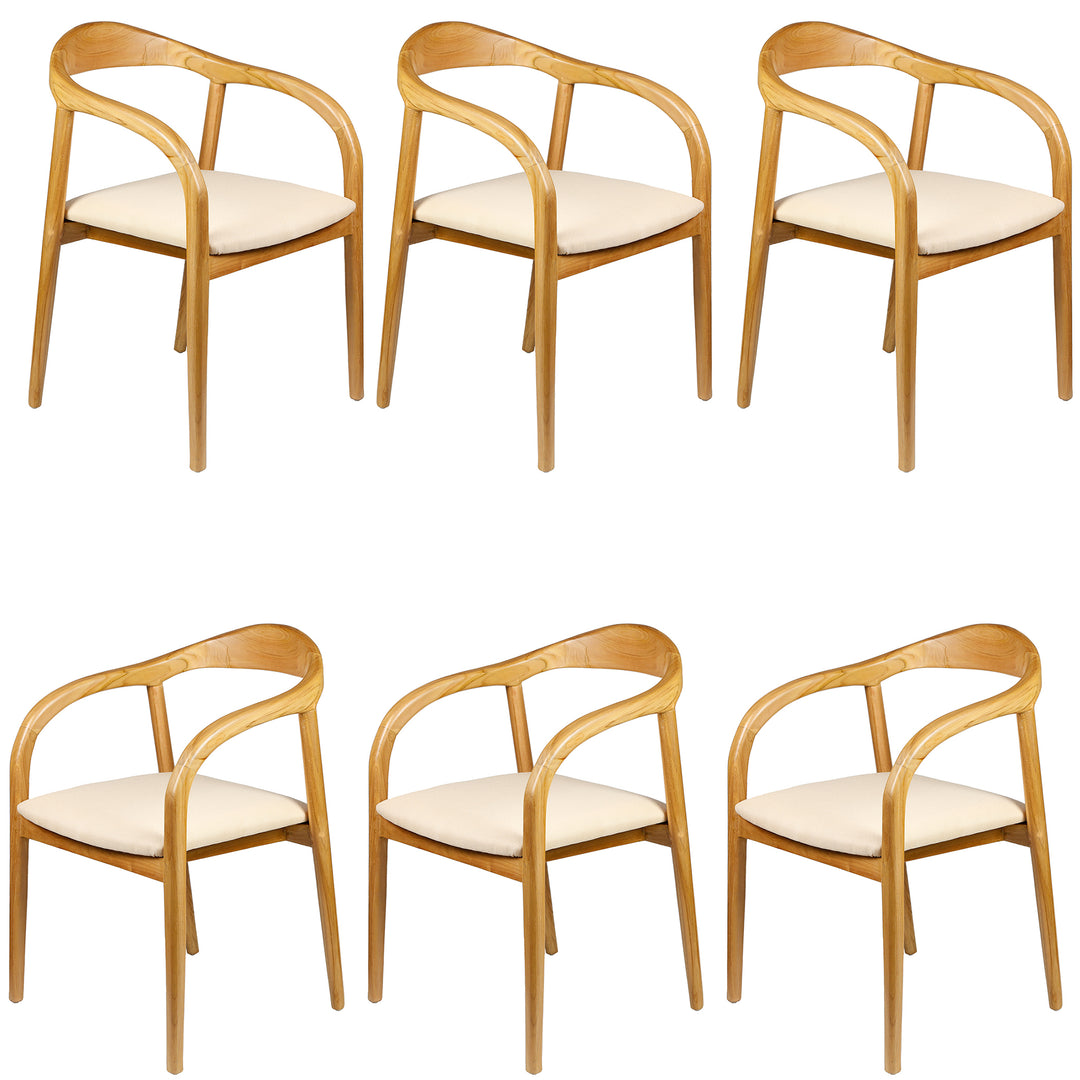 Sedia da pranzo imbottita