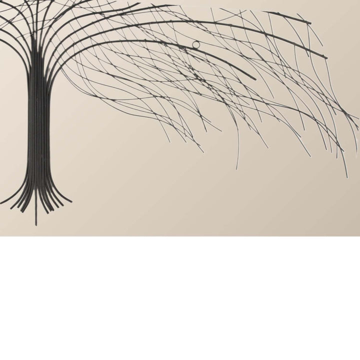 Albero decorativo da parete in metallo
