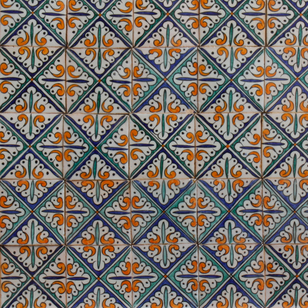 Piastrella dipinta a mano – Vintage