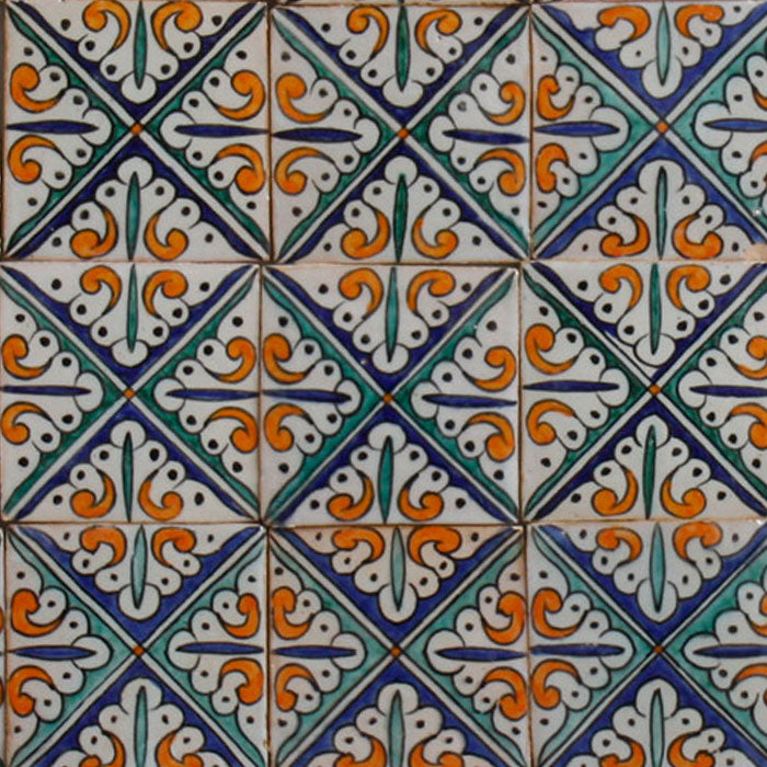 Piastrella dipinta a mano – Vintage