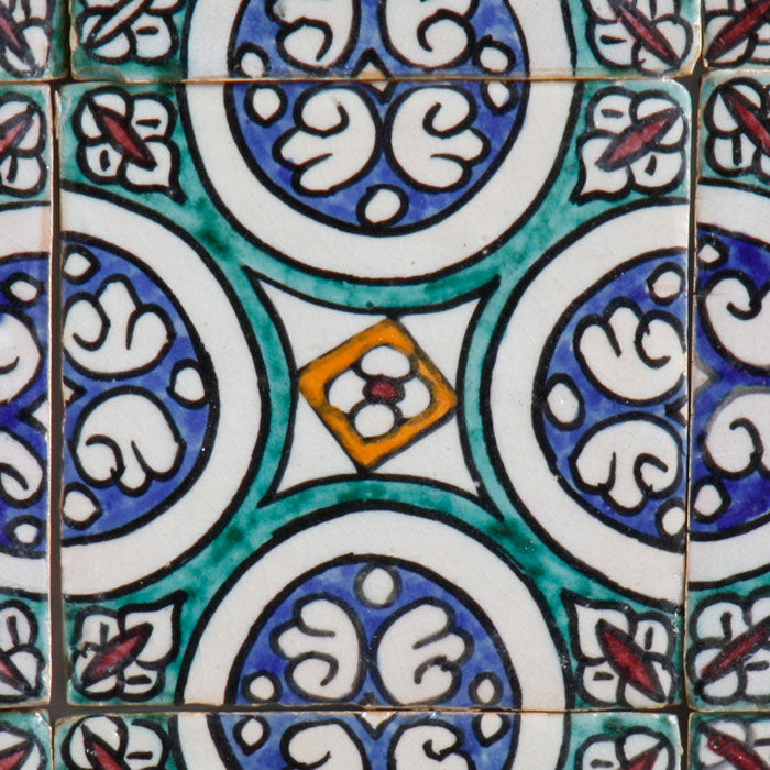 Piastrella dipinta a mano – Decoro andaluso