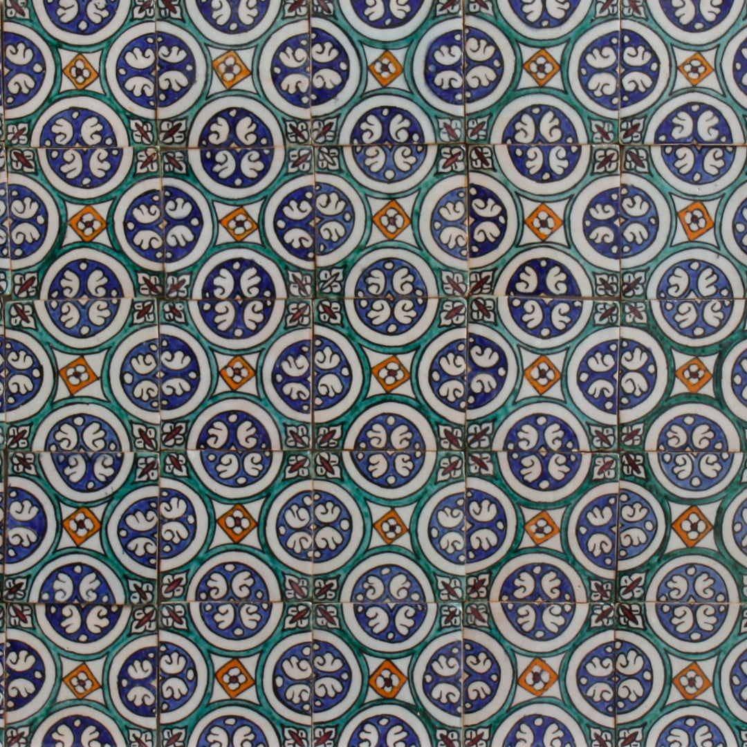 Piastrella dipinta a mano – Decoro andaluso