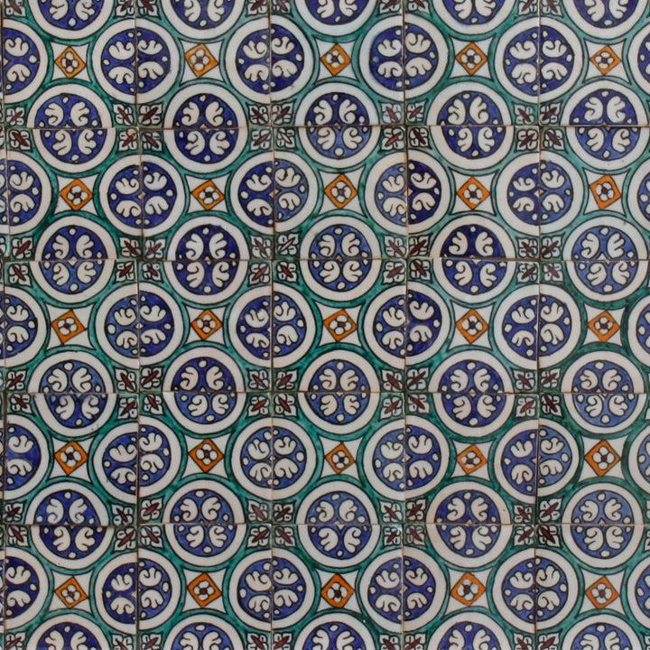 Piastrella dipinta a mano – Decoro andaluso