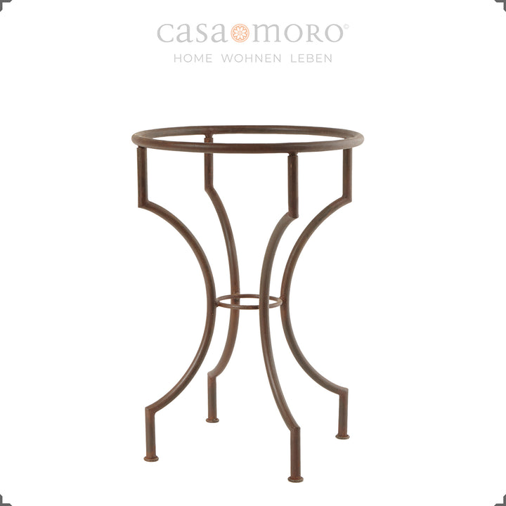 Mosaiktisch für Balkon oder Wintergarten mit lose aufgelegter, ca. 18 kg schwerer Mosaikplatte