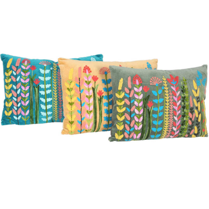 Cuscino in velluto Boho Babbo Natale