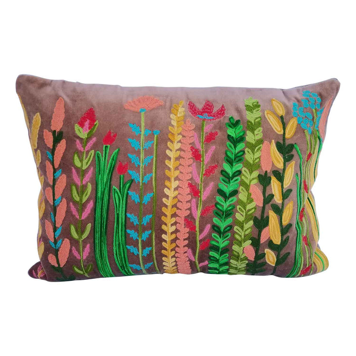 Cuscino in velluto Boho Babbo Natale