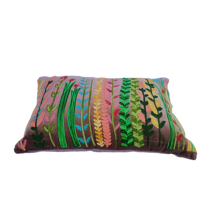 Cuscino in velluto Boho Babbo Natale
