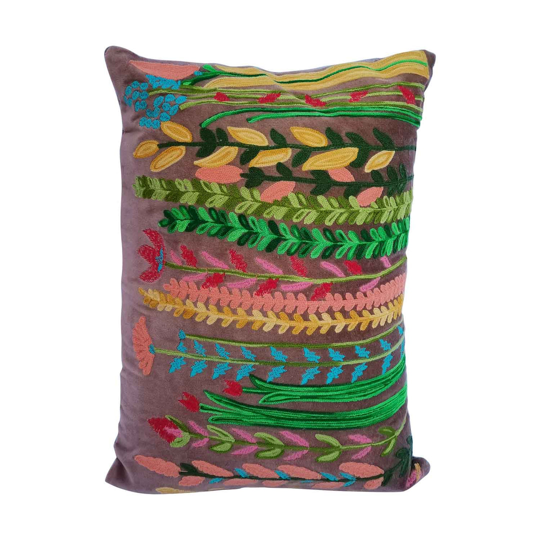 Cuscino in velluto Boho Babbo Natale