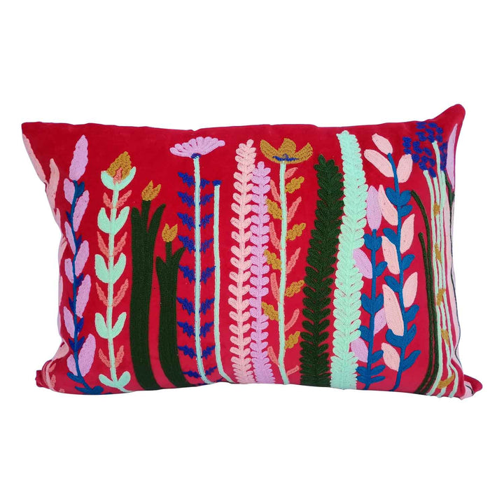 Cuscino in velluto Boho Babbo Natale