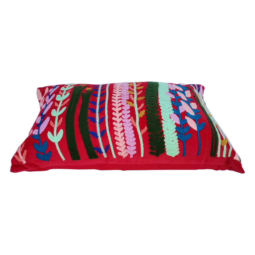 Cuscino in velluto Boho Babbo Natale