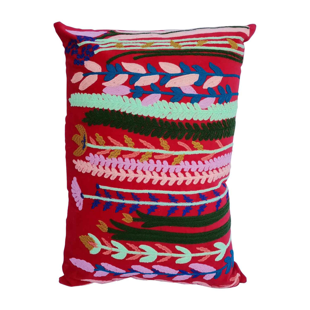 Cuscino in velluto Boho Babbo Natale