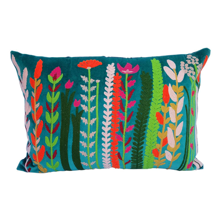 Cuscino in velluto Boho Babbo Natale