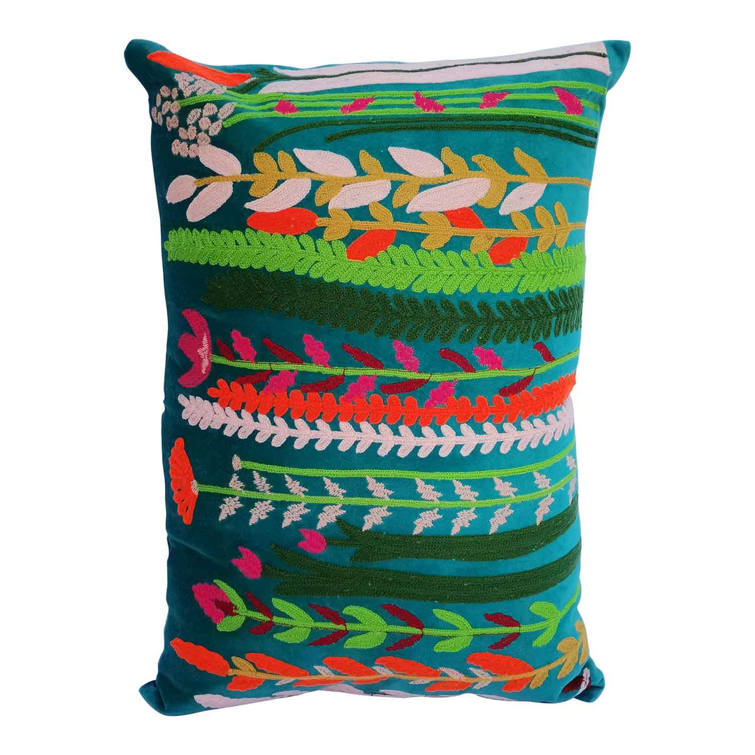 Cuscino in velluto Boho Babbo Natale