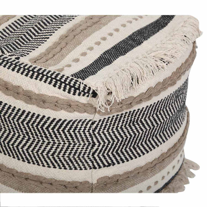 Pouf con seduta cubica Boho Kara