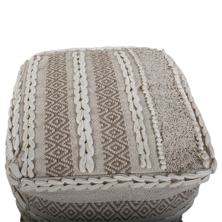 Pouf con seduta cubica Boho Zara