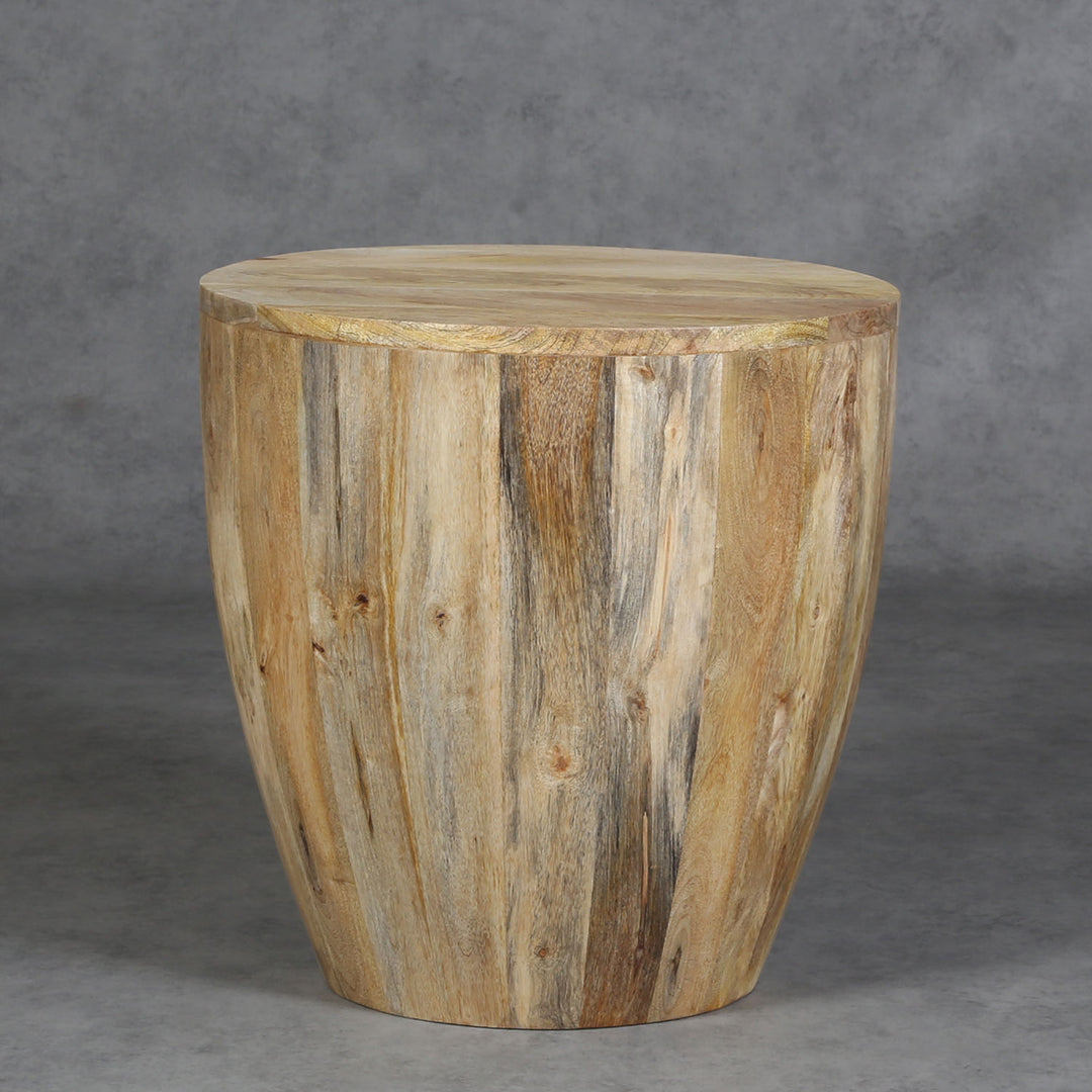 Tavolino in legno massello Torino rotondo