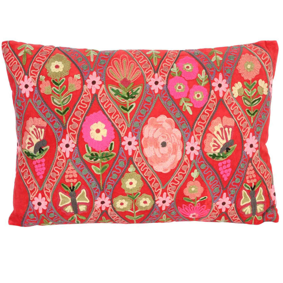 Cuscino decorativo Jolina ricamato