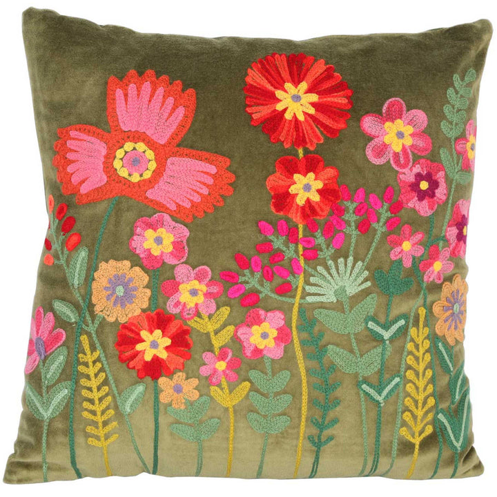 Cuscino arredo Livia con spettacolo floreale