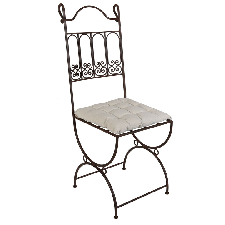 Sedia in ferro battuto Pedro