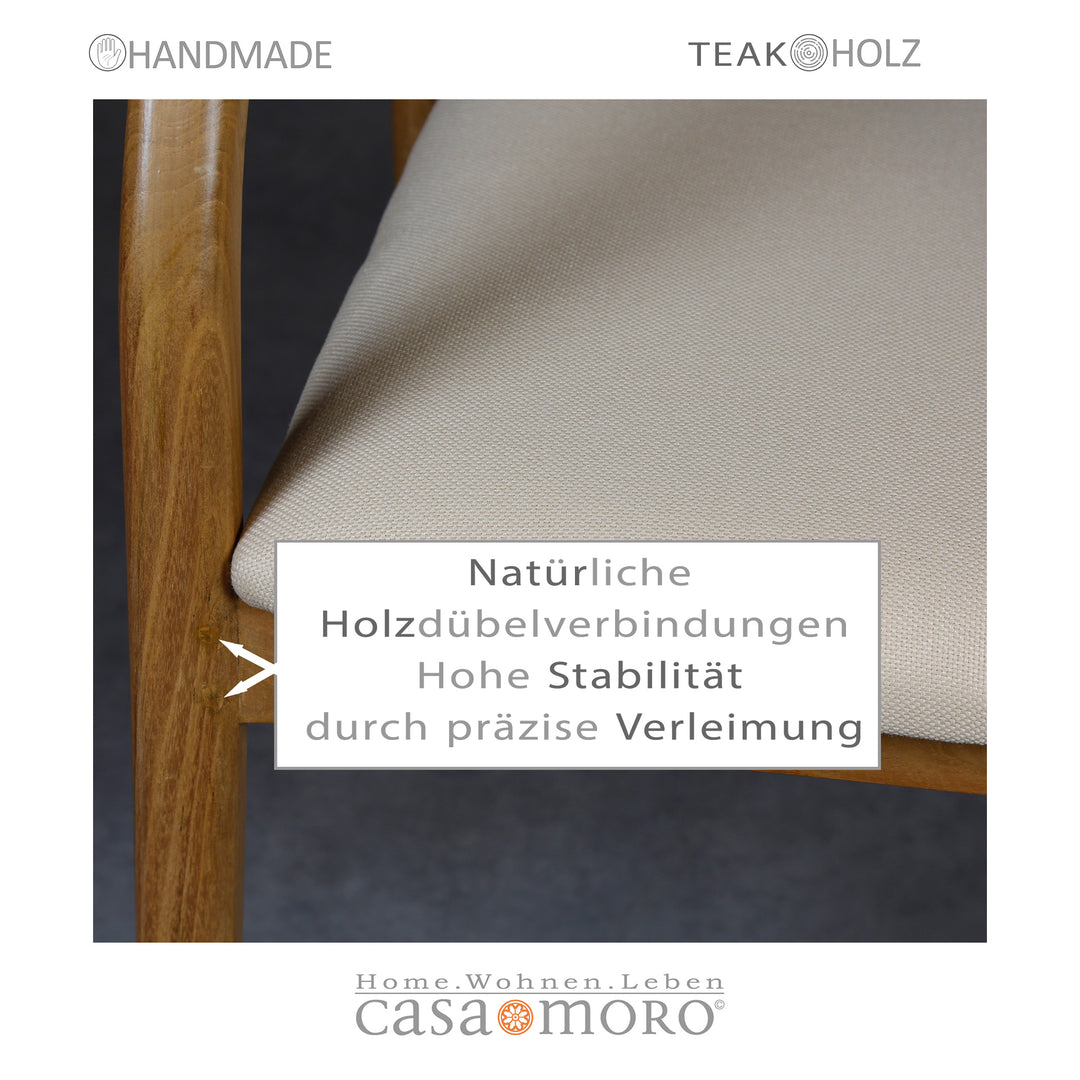 Sedia da pranzo imbottita