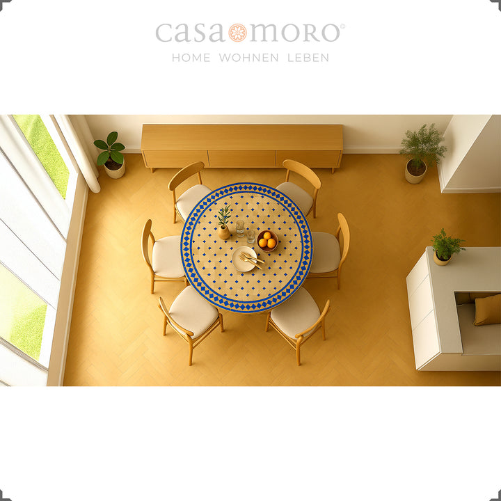 Tavolo da giardino rotondo 120 cm