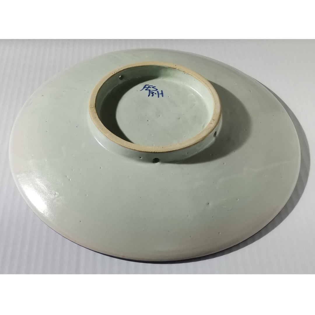 Ciotola in ceramica dipinta a mano F043 proveniente dal Marocco