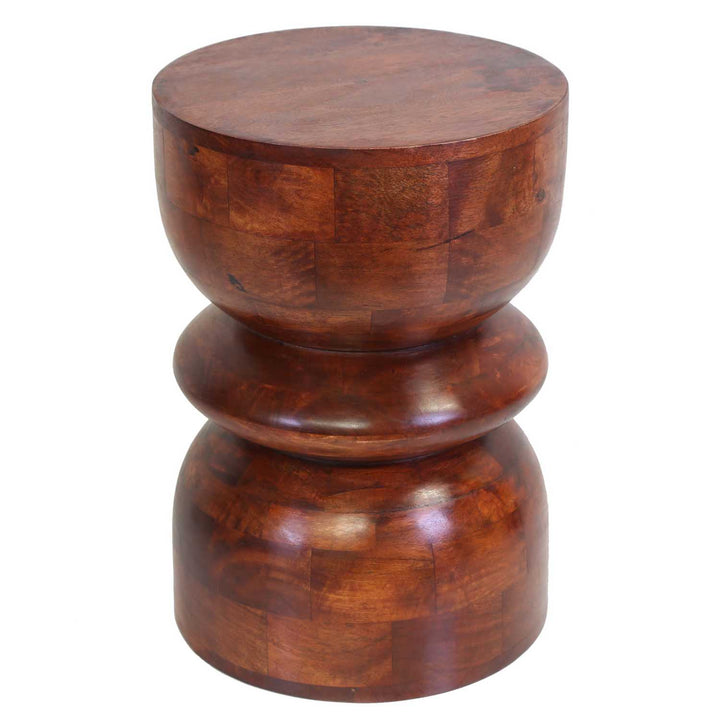 Sgabello orientale Milano marrone