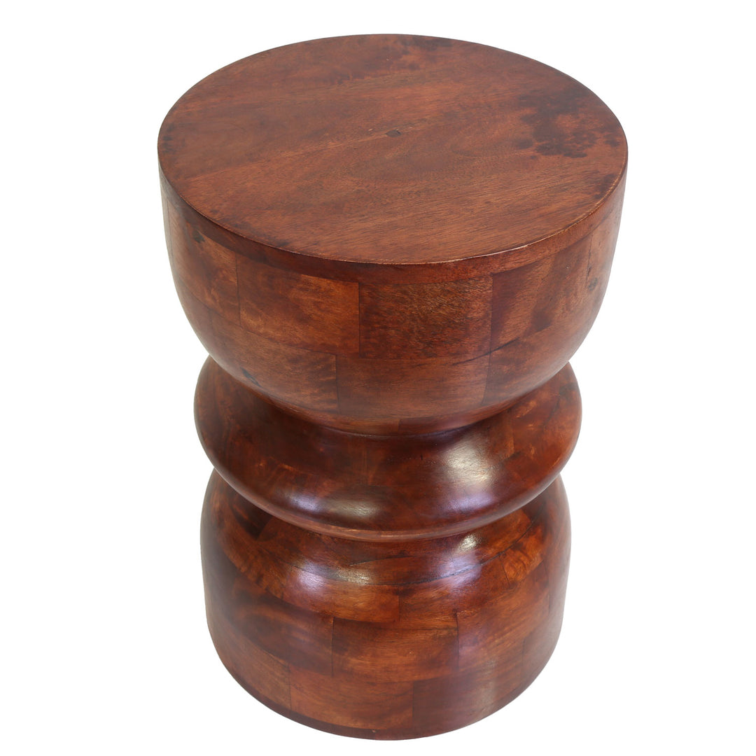 Sgabello orientale Milano marrone