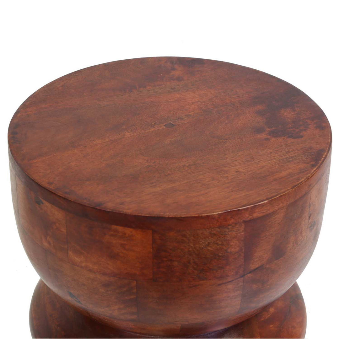 Sgabello orientale Milano marrone