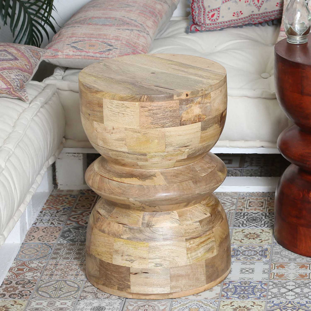 Sgabello orientale Milano Naturale