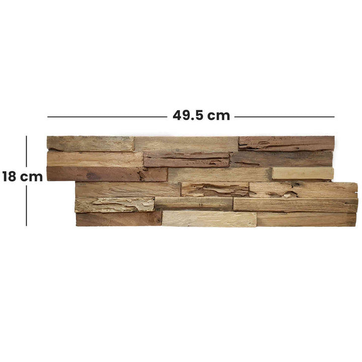 Boiserie in legno Corallo Naturale