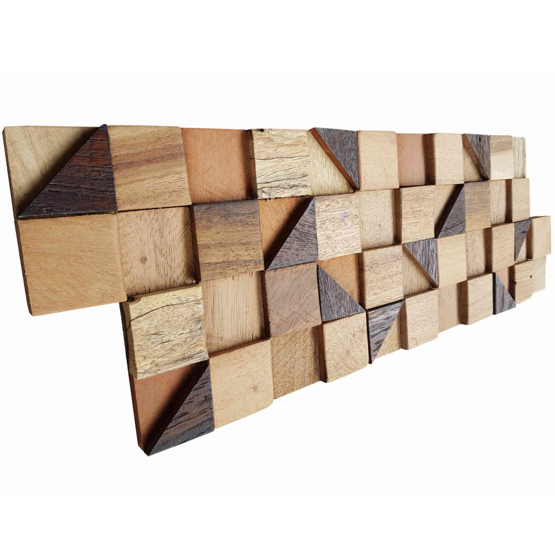 Boiserie in legno Pyramid Cube