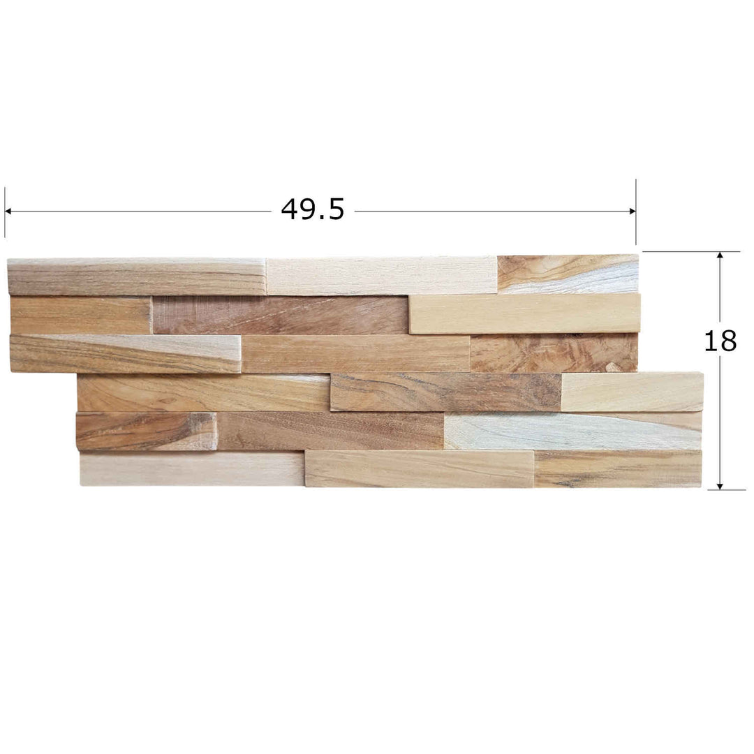 Boiserie in legno Onda Liscia