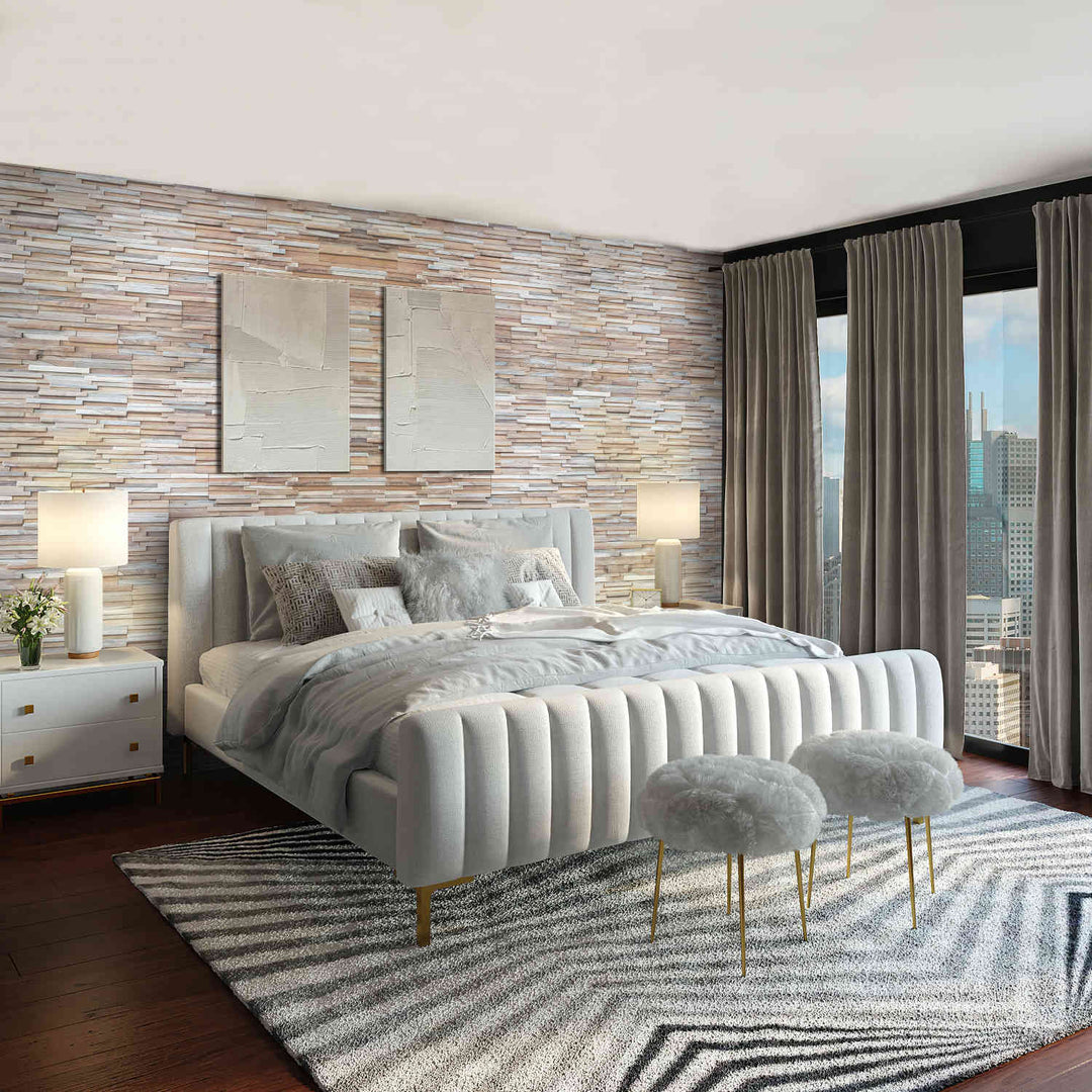 Boiserie in legno Natural Ripple