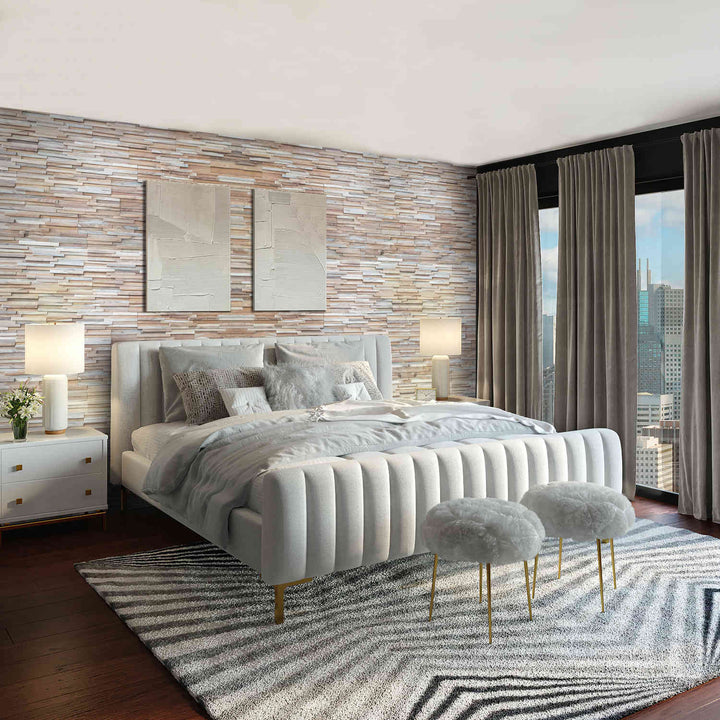 Boiserie in legno Natural Ripple
