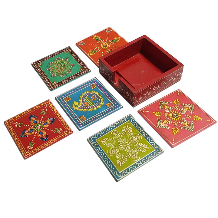 Set sottobicchieri indiani Janani