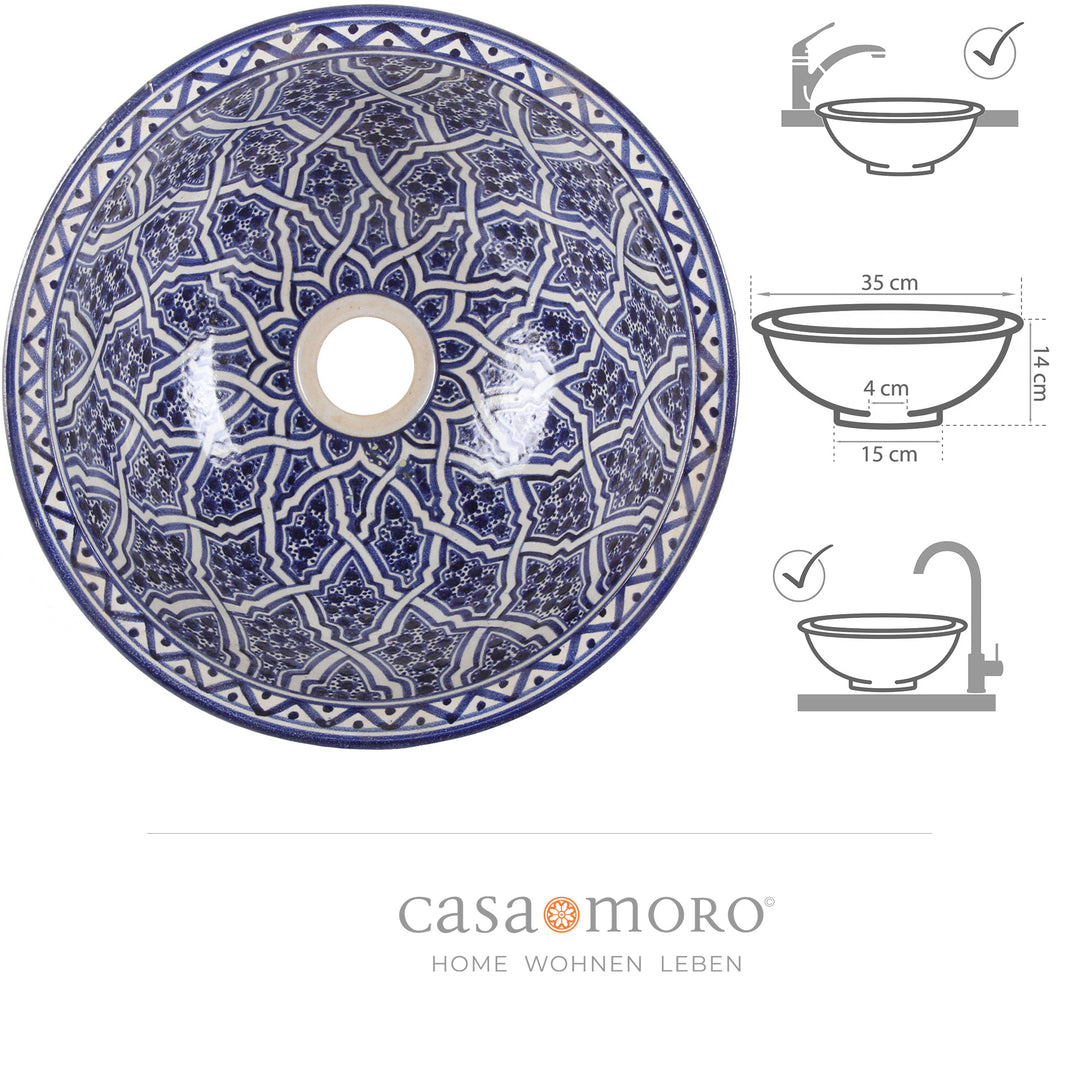 Lavabo dipinto a mano