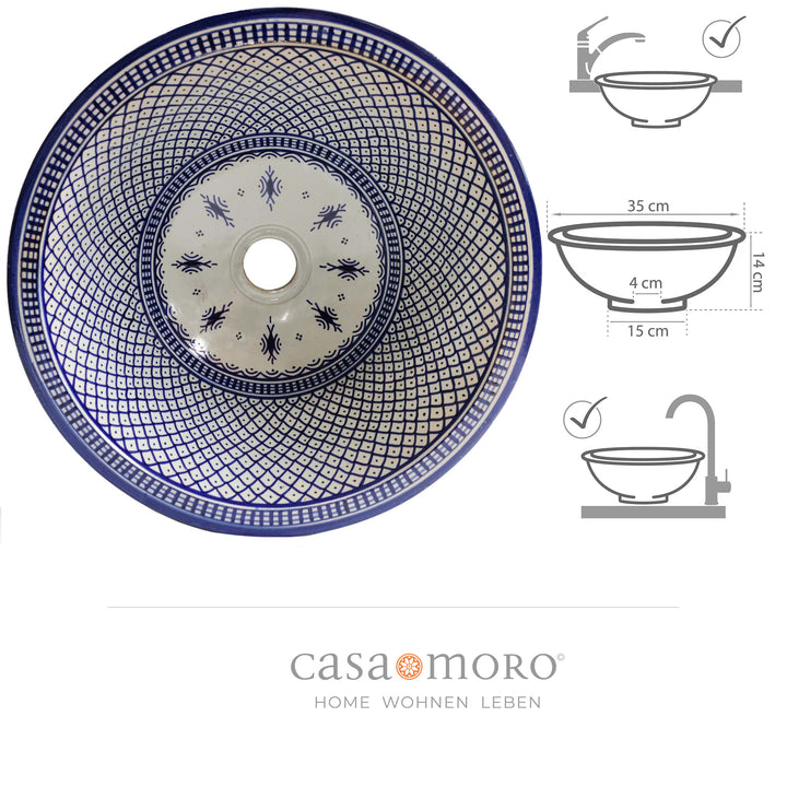 Lavabo in ceramica