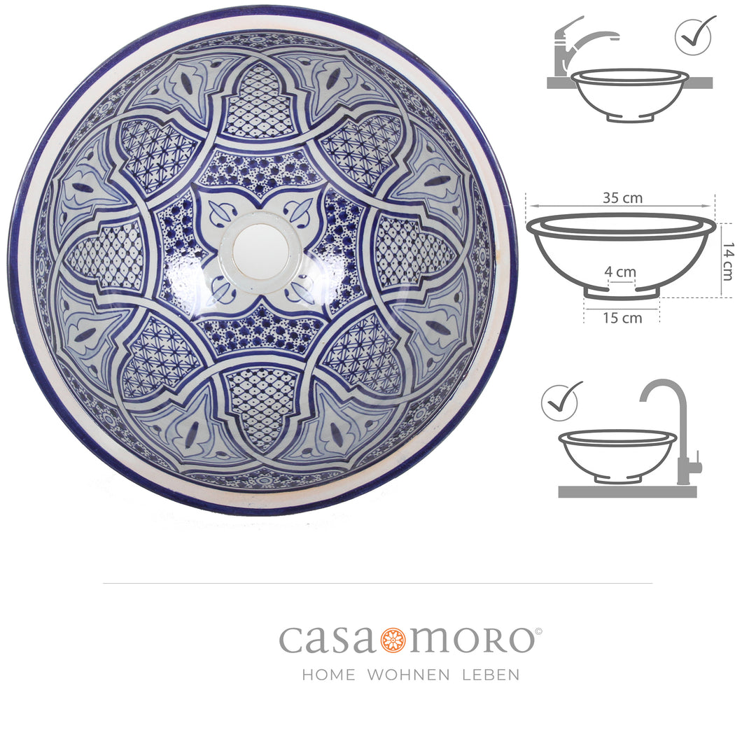 Lavabo da appoggio in ceramica