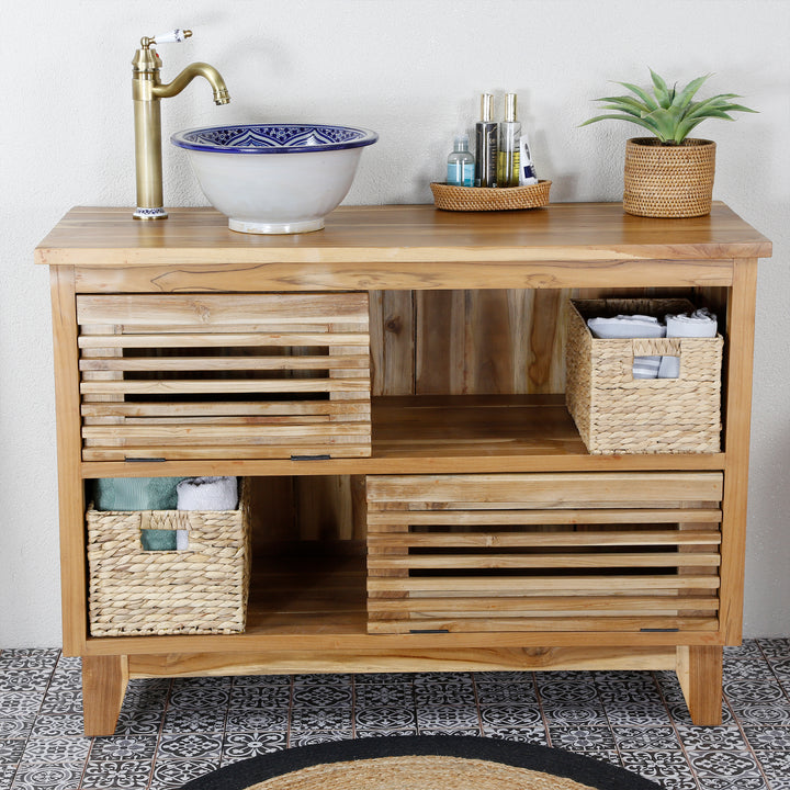 Lavabo da appoggio in ceramica