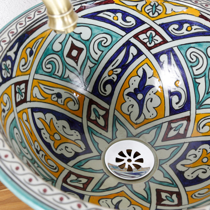 Lavabo in ceramica per il bagno