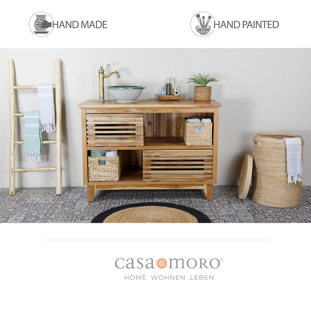 Piccolo lavabo rotondo