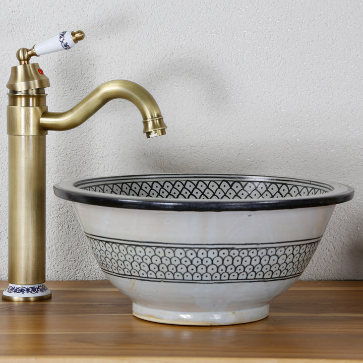 Lavello in ceramica nero