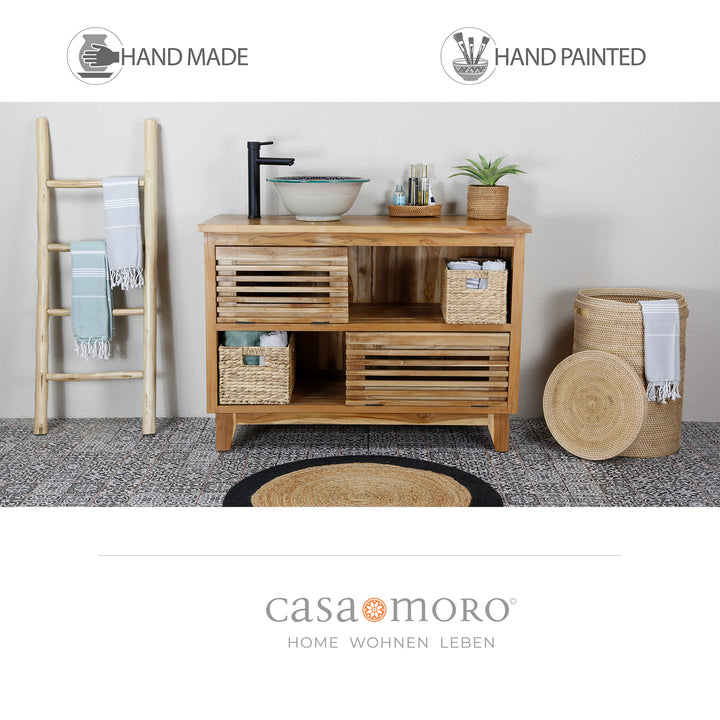 Lavabo in ceramica per il bagno