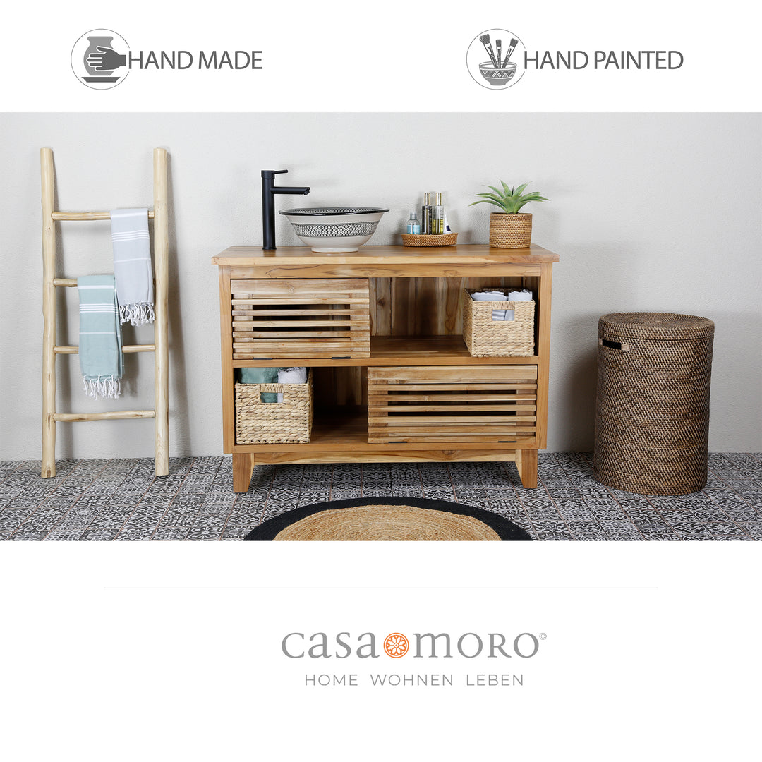 Lavello in ceramica nero